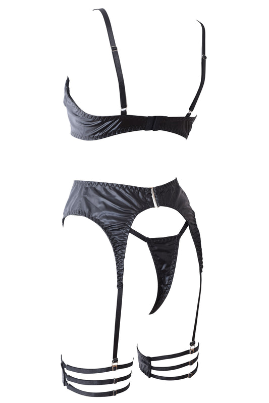 Black Leather Seduction Set